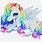 Chibi Rainbow Unicorn