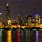 Chicago Night Skyline