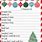 Christmas Favorite Things List