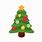 Christmas Tree Emoji Art