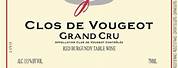 Clos Vougeot Wine Label