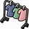 Clothes Rack Cartoon