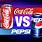 Coca-Cola vs Pepsi Logo