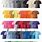 Color Chart for Shirts