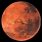 Color of Mars Planet