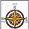 Compass Rose with Cardinal Directions
