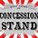 Concession Stand Sign