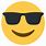 Cool Emoji with Glasses