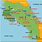 Costa Rica Attractions Map