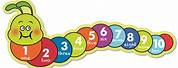 Counting Numbers 1-10 Clip Art