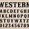 Country Font Styles