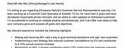 Cover Letter Examples for Customer Service Consultant
