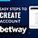 Create Betway Account