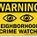 Crime Watch Signs