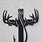 Cross with Fish Hook and Antlers