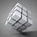 Cube 3D White