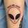 Cute Alien Tattoo