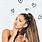 Cute Ariana Grande iPhone Wallpaper