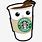 Cute Cartoon Starbucks