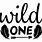 Cute Wild One SVG