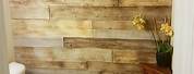 DIY Faux Wood Wall