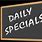 Daily Special Sign