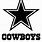 Dallas Cowboys Logo Black