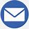 Dark Blue Email Icon