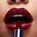Dark Burgundy Lipstick