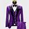 Dark Purple Tuxedo