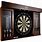 Dart Board with Cabinet