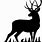 Deer Hunting Clip Art Black and White
