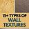 Different Wall Textures