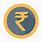 Digital Wallet Rupees Icon Logo