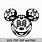 Disney Sugar Skull SVG