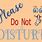 Do Not Disturb Sign Clip Art