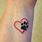 Dog Paw Heart Tattoo