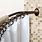 Double Curved Shower Curtain Rod
