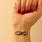 Double Infinity Wrist Tattoo