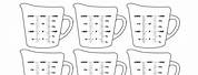 Dry Measuring Cup Worksheet Printable