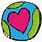 Earth Heart Clip Art