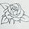 Easy Trippy Rose Drawing
