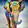 Elephant Canvas Painting