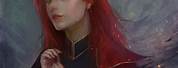 Elf Sorceress Red Hair