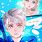 Elsa and Jack Frost Anime