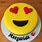 Emoji Face Cake