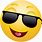 Emoji Face with Sunglasses