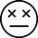 Emoji Face with X Eyes
