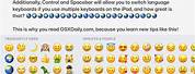 Emoji Keyboard Shortcut Keys