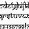 English Font in Hindi Style
